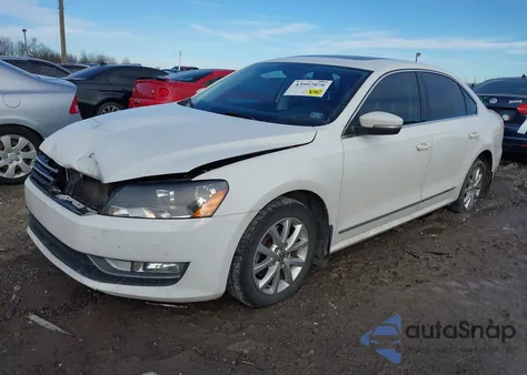 2013 Volkswagen Passat 2.0L Tdi Sel Premium z USA, uszkodzony, nr VIN 1VWCN7A30DC079624
